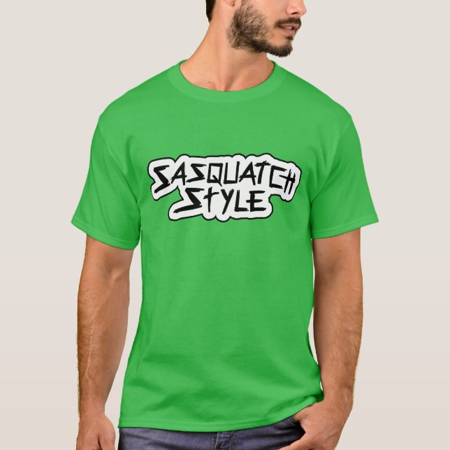 T-shirt do estilo de Sasquatch (Frente)