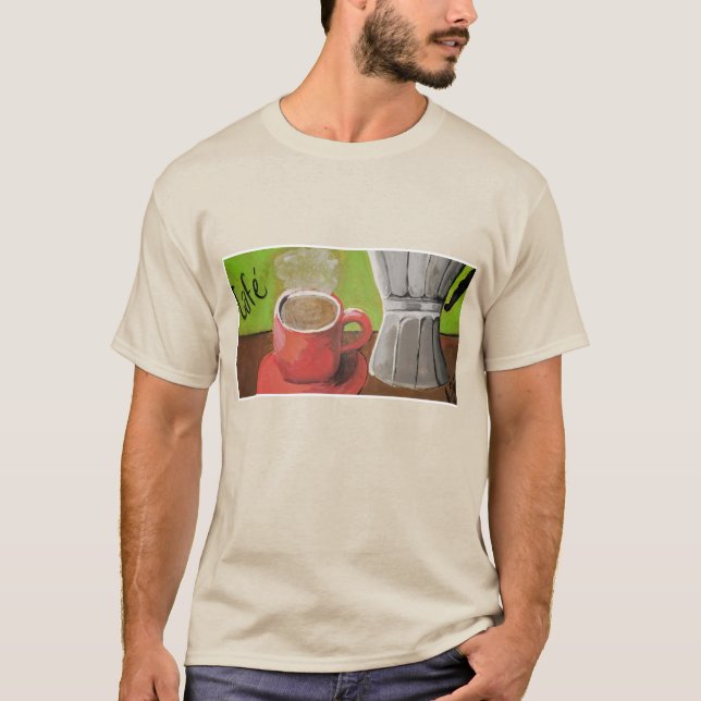 T-shirt do estilo do café das belas artes (Frente)
