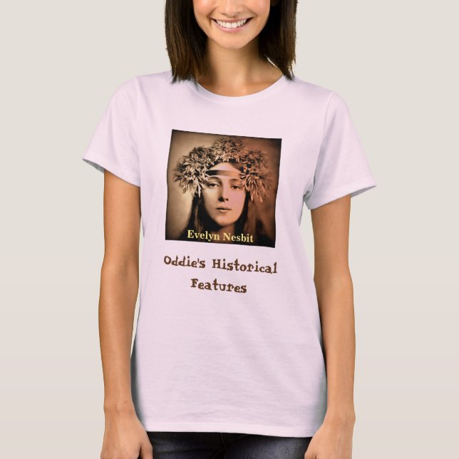 T-shirt do eterno de Evelyn Nesbit (Frente)