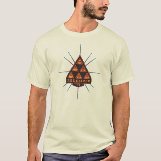 T-shirt do exército de Redhorse (luz) (Frente)