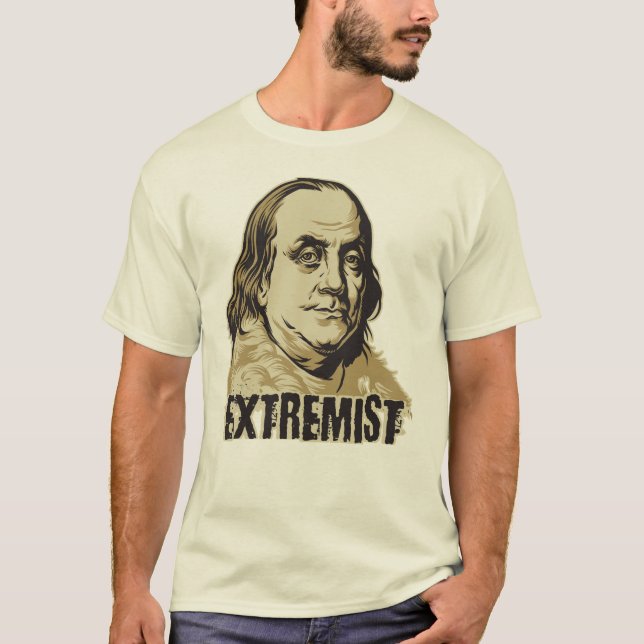 T-shirt do extremista de Franklin (Frente)