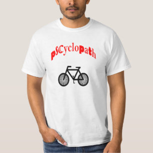 T-shirt do fã da bicicleta do ciclismo