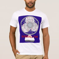 T-shirt do fã de basebol