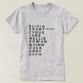 T-SHIRT DO FÃ DO CARÁTER DO ESCÂNDALO