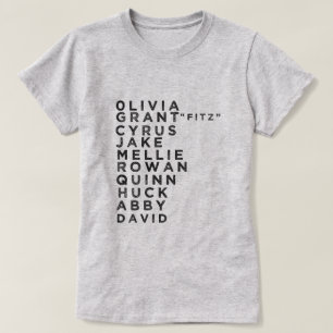 T-SHIRT DO FÃ DO CARÁTER DO ESCÂNDALO