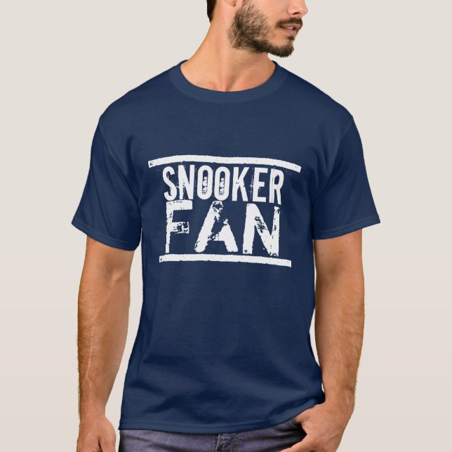 T-shirt do fã do Snooker (Frente)