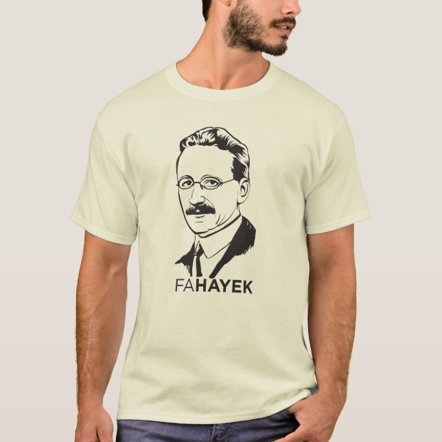 T-shirt do FA Hayek (Frente)