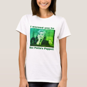 T-shirt do fantoche de Putin do Anti-Trunfo