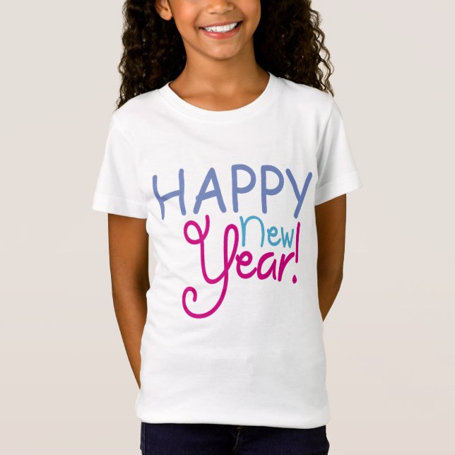 T-shirt do feliz ano novo (Frente)