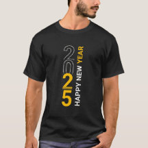 t-shirt do feliz ano novo 2025