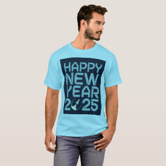 T-shirt do feliz ano novo 2025