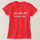 T-shirt do Fest da lagosta das mulheres (Frente do Design)