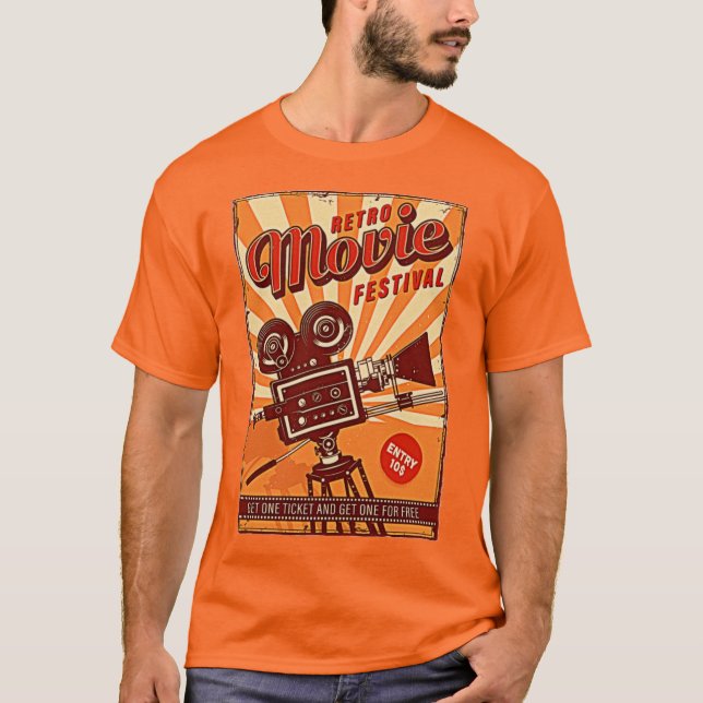 T-Shirt do Festival de Cinema RETRO (Frente)