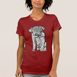 T-shirt do filhote de cachorro de Dogue de Bordéu