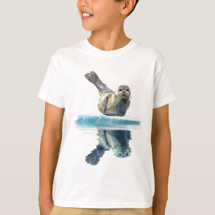 T-shirt do FILHOTE DE CACHORRO de SELO do PORTO