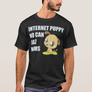 T-shirt do filhote de cachorro do Internet