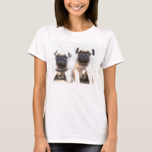 T-shirt do filhote de cachorro do Pug