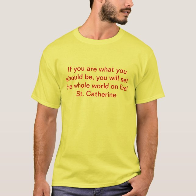 T-shirt do fogo de Catherine da rua (Frente)