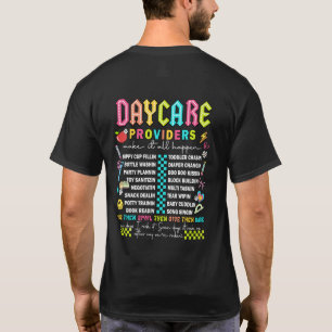 T-Shirt do Fornecedor de Cuidados de Dia