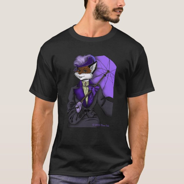 T-shirt do Fox do Victorian - grande imagem (Frente)
