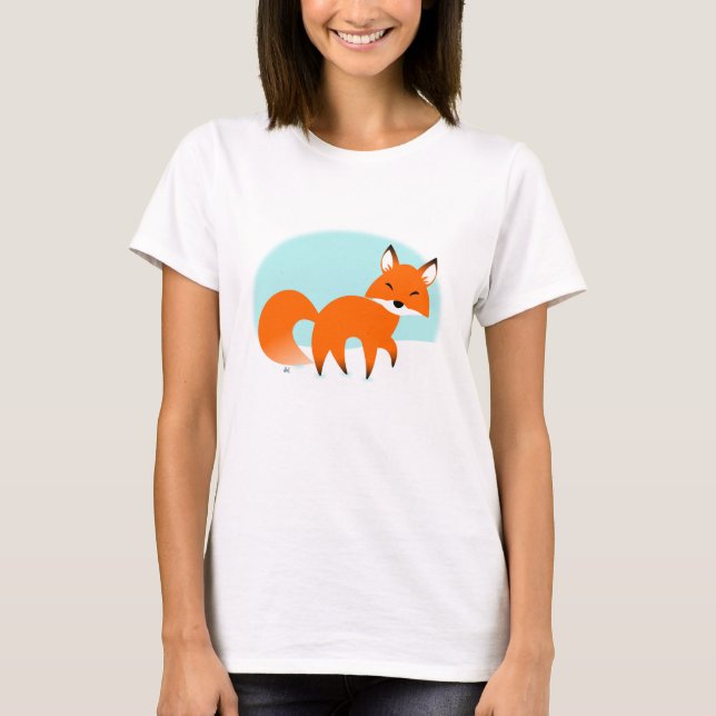 T-shirt do Fox vermelho (Frente)