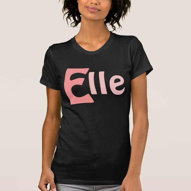 T-shirt do francês de Elle (Frente)
