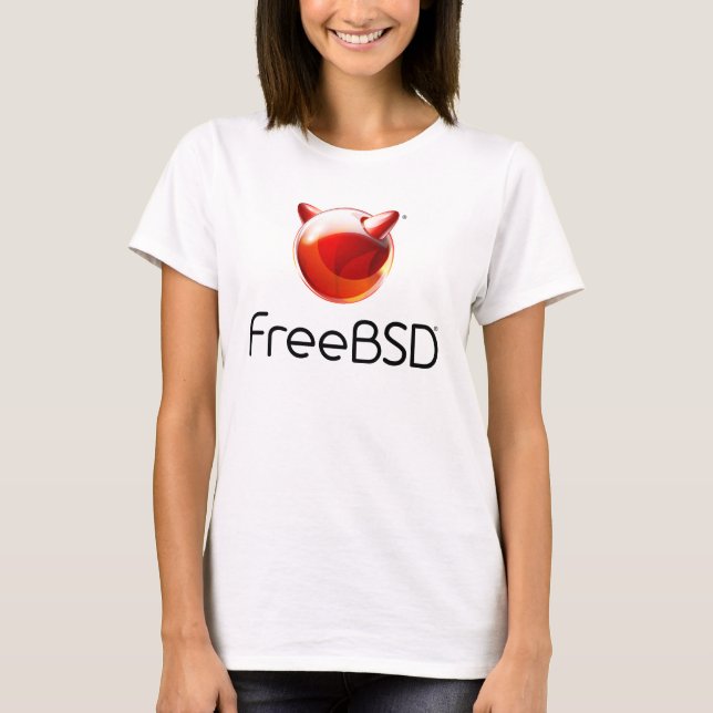 T-Shirt do FreeBSD Project Women (Frente)