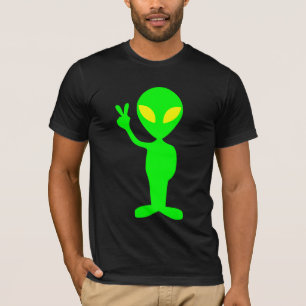 T-SHIRT DO FUNDO DE PAZ alienígena
