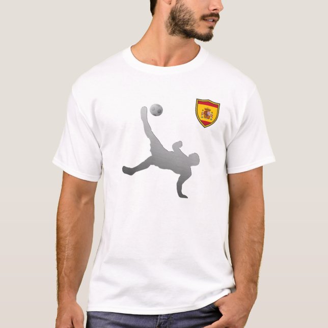 T-shirt do futebol da espanha (Frente)