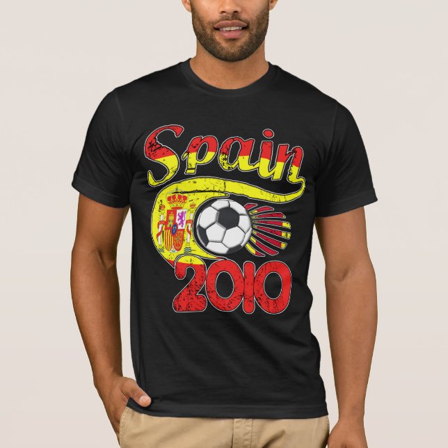 T-shirt do futebol da espanha (Frente)