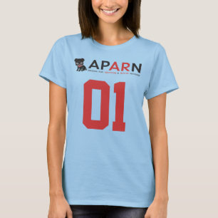 T-shirt do futebol das mulheres do logotipo de