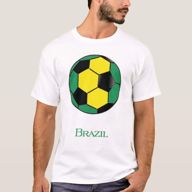T-shirt do futebol do campeonato do mundo de (Frente)