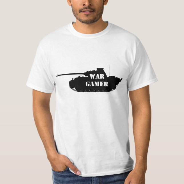 T-shirt do Gamer da guerra da pantera de Panzer V (Frente)