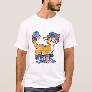 T-shirt do gatinho da peúga