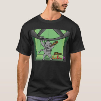 T-shirt do gatinho do deus de DWI