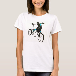 T-shirt do gato das senhoras Brompton
