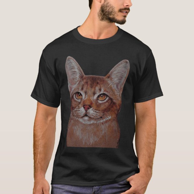 T-shirt do gato de Abby (Frente)