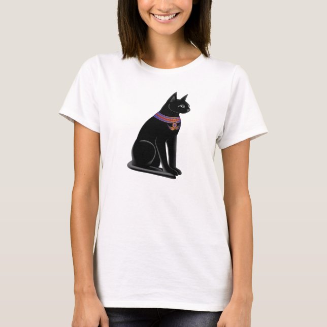 T-shirt do gato de Bastet (Frente)
