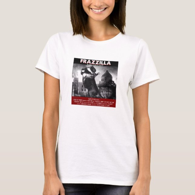 T-shirt do gato de Frazzilla (Frente)