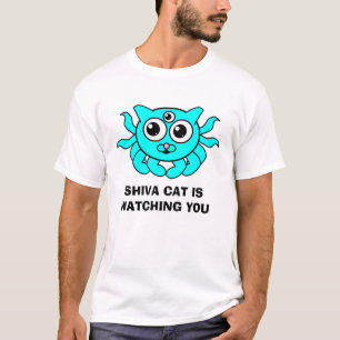 T-shirt do gato de Shiva