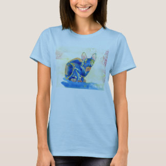 T-shirt do gato de Sphynx