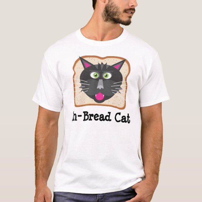 T-shirt do gato do Em-Pão (Frente)