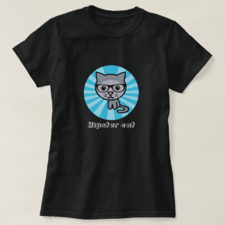 T-shirt do gato do hipster