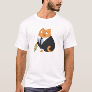 T-shirt do gato do subôrno