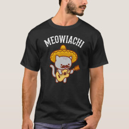 T-shirt do gato dos homens - MEOWIACHI