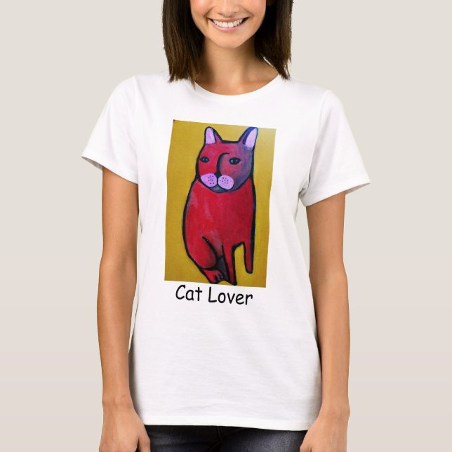 T-Shirt do Gato Lover (Frente)