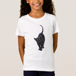 T-shirt do gato preto