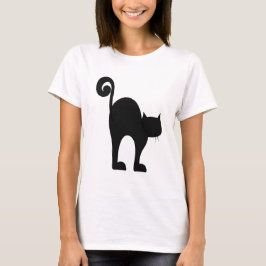 T-shirt do gato preto