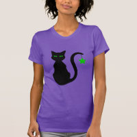 T-shirt do gato preto