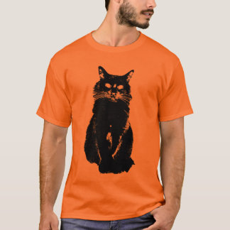 T-shirt do gato preto